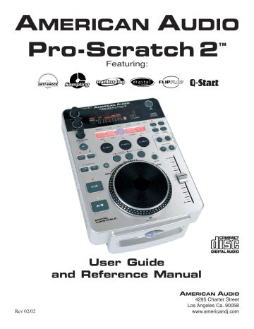 American Audio Pro-Scratch 2 Manual pdf